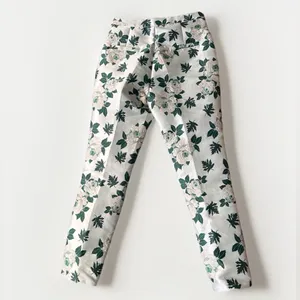 Anthropologie En Saison Floral Jacquard straight Trousers Sz S Women’s Pants NWT thumbnail 4