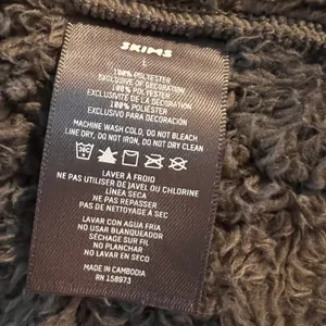 New SKIMS Cozy Knit Wide Leg Pant Amethyst teddy Lounge Womens L thumbnail 5