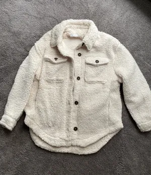 Sherpa Shacket Tan Size L thumbnail 3