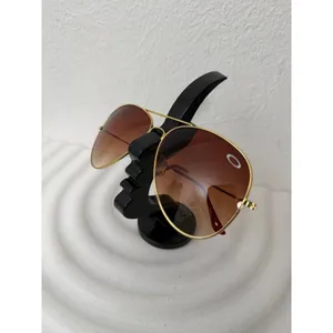 Oakley Aviator Sunglasses‎ Gold Frame Brown Gradient Lenses Unisex thumbnail 3