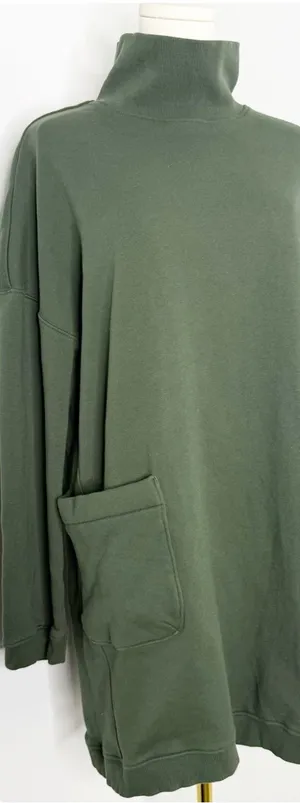 Pomander Place Porter Sweatshirt Dress Green Large Tuckernuck Pockets thumbnail 1