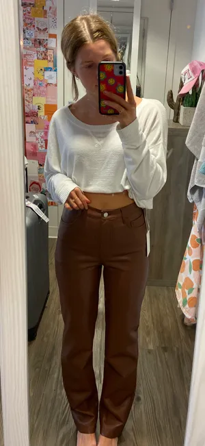 Brown Aritzia Melina Pant thumbnail 1