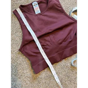 Gymshark Burgundy Seamless Midi Tank. Size XL thumbnail 5