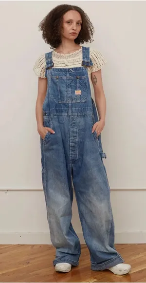SOLD 🚫 MADE PANTS Oversized wide leg o thumbnail 1