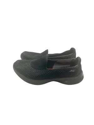 Skechers Size 10 Womens Slip-On Mesh Comfort Shoes Black thumbnail 3