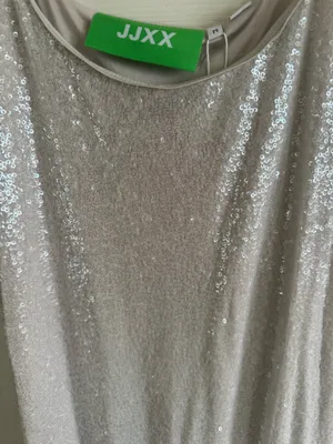 Silver Sequin Dress Size M thumbnail 3