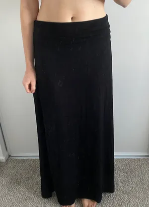 Amazon Black Maxi Skirt thumbnail 1