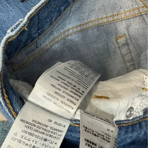 NWT Levi’s High Waisted Straight Jeans in Joe Strut Destructed size 30x29 NEW thumbnail 11