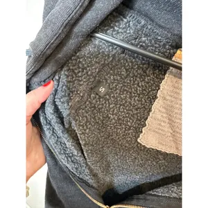 Aviator‎ Nation Womens Charcoal Grey Lightning Bolt Zip Up Hoodie Sweatshirt S thumbnail 4
