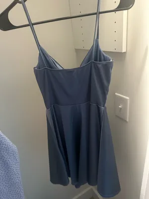 Windsor Satin Skater Dress Homecoming thumbnail 2