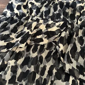Zara Ruffle Leopard Shirt thumbnail 2