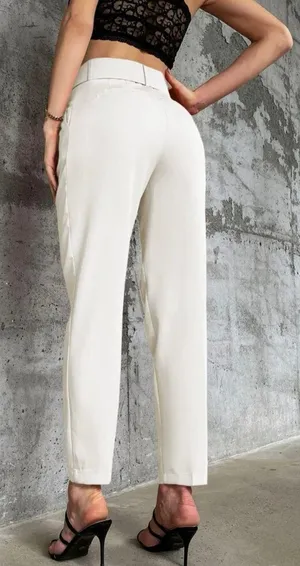 High Waisted Belted Pants thumbnail 3