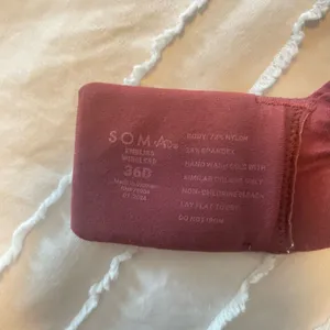 Victoria's Secret Smooth Longline Wireless‎ Bra - Wine thumbnail 3