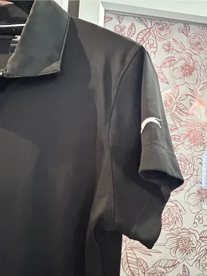 Slazenger Golf Ladies Black Short-Sleeve Quarter-Zip Polo thumbnail 5