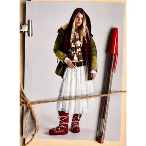 Free People We The Free Pieces of Me Parka Sage size M thumbnail 3
