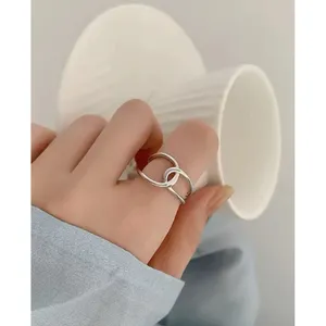 Boutique NEW Unisex Handmade‎ 925 Sterling Silver Knot Band Ring, Adjustable thumbnail 9
