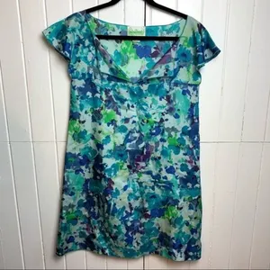 Anthropologie Le Shack 100% Silk Shift Dress by Tracy Feith Size 4 thumbnail 4
