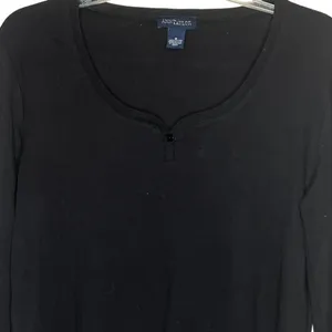 Ann Taylor Black Cardigan Sweater‎ thumbnail 2