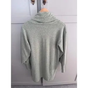 Maeve Anthropologie Cowl Neck Tunic Sweater Sage Green Heathered Knit XS thumbnail 3