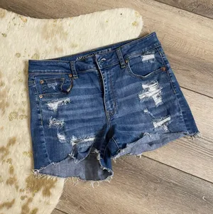 American Eagle Hi-rise Shortie Jean Shorts thumbnail 1