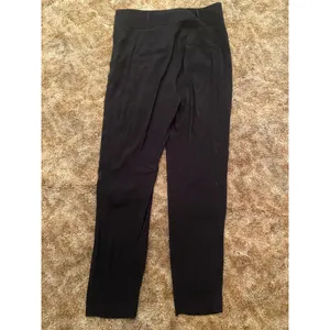 Veronica Beard Grigore Viscose Black Straight Leg Trouser Pant Minimalist Career thumbnail 2