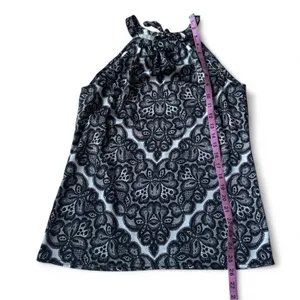 The Limited Y2K black and white lace top thumbnail 4