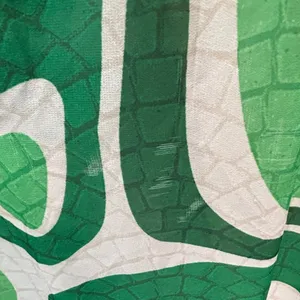 Farm Rio Anthropologie Maxi Dress Small Green Psychedelic Wave Boho Vacation thumbnail 8