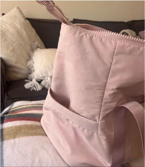 BagSmart Pink Duffel thumbnail 5
