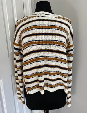 Striped Knit Sweater thumbnail 1