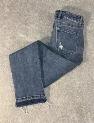 Kancan‎ Jeans Women's 5 / 26 Blue Skinny Frayed Hem Distressed thumbnail 1