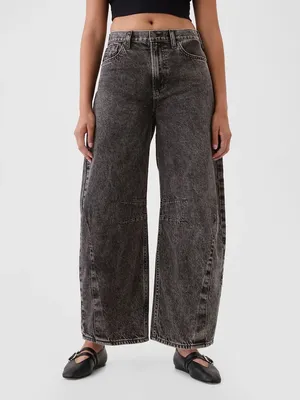 GAP Black High Waisted Ankle Length Horseshoe Jeans Size 27/4R thumbnail 9