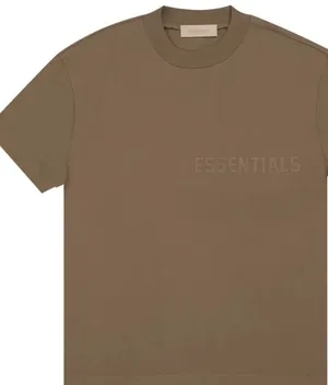 Fear of God Essentials Short-Sleeve Tee 'Wood' thumbnail 1