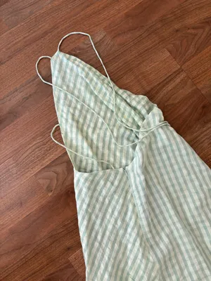 Asymmetrical Dress Green thumbnail 5