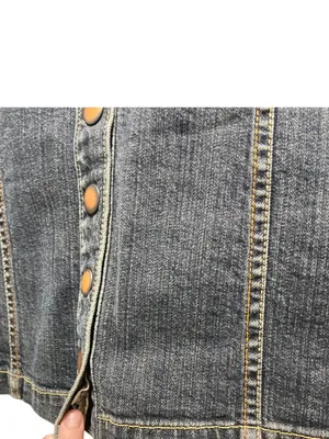 Gap Denim Skirt Blue Size 12 Y2K Lace Festival Coastal Spring Cottagecore Casual thumbnail 8