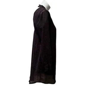 Astr burgundy floral short dress thumbnail 3