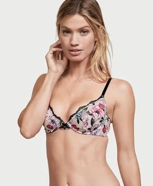Victoria’s Secret Floral Embroidered Bra thumbnail 1
