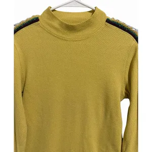 Free‎ People Switch It Up Thermal Top Yellow Women's Size Medium thumbnail 3