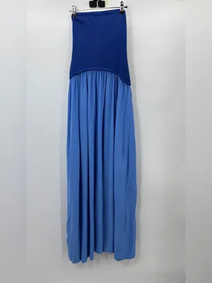 Solid & Striped Strapless Soglio Dress Maritime Blue thumbnail 5