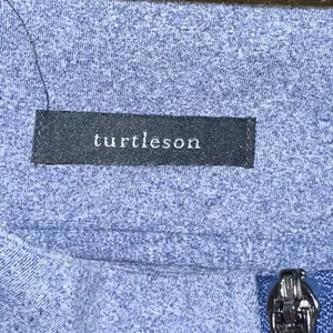 Turtleson Siro‎ Long Sleeve Golf Full Zip Performance Mock Neck Jacket Large Blue thumbnail 5