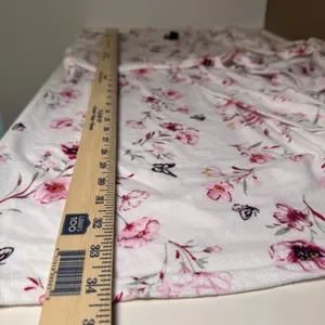 Laura Ashley Womens Pink‎ Floral Butterfly Print Robe White Small 3007-S1 thumbnail 6