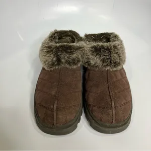 Skechers Y2K platform mules slip on shoes faux fur lined‎ size 6.5 thumbnail 3