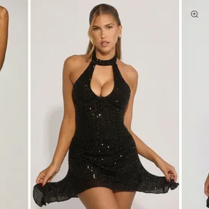Oh Polly - Ethelie Embellished Draped Corset A-Line Mini Dress thumbnail 3
