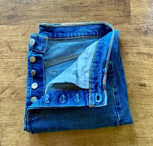 Levi's 501 Button Fly High-Rise Skinny Jeans thumbnail 5