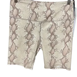 Varley Albury Bike Shorts Champagne Snake‎ Print Size XL thumbnail 5