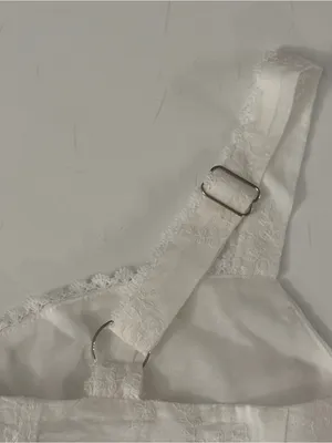 Peppermayo White Lace Button-Front Tank (Addictive Top - White) thumbnail 6