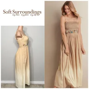 Soft Surroundings Maxi dress. XS thumbnail 2