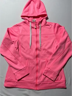 The North Face Pink Zip-Up Hoodie thumbnail 1