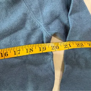 Women's Blue Soft Mock Turtleneck Long Sleeve Sweater Size M #260367 thumbnail 3
