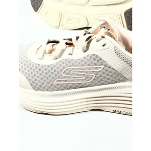 Skechers‎ Max Cushioning Mesh Sneakers Women 9.5 Gray Pink Natural Rocker Sole thumbnail 13