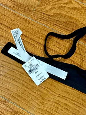 New PINK Victoria's Secret Black Wireless Bra 32A thumbnail 5